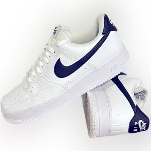 Nike Air Force 1 ‘07, Men, Size 10.5, White w/ Black